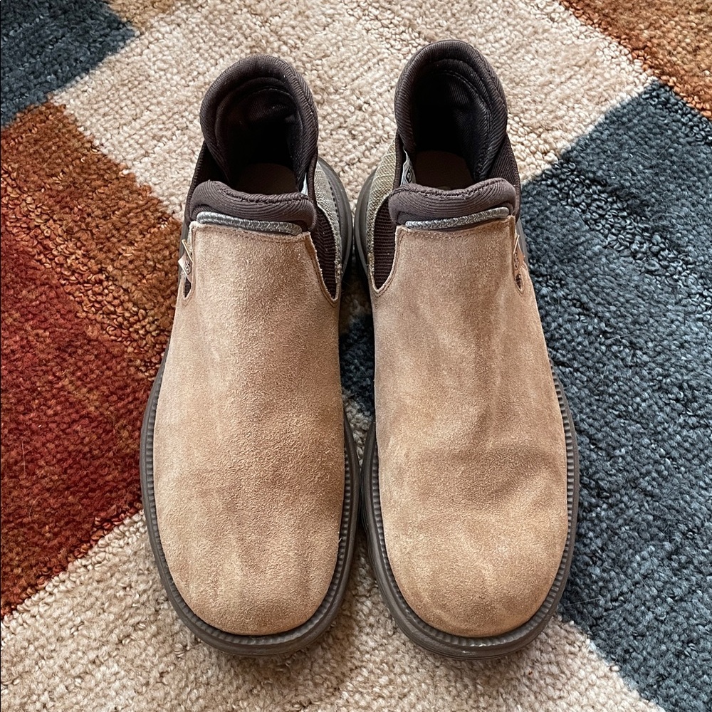 Hey Dude Women’s Branson Boot Suede Loafers, Cognac - Picture 12 of 15